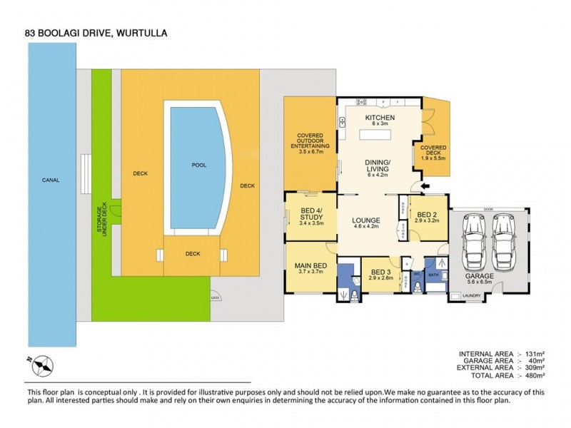 83 Boolagi Drive, Wurtulla QLD 4575 Floorplan