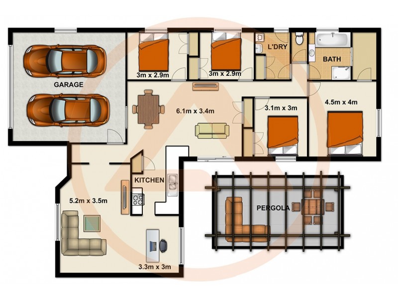 33-35 Palmerston Crt, Munruben QLD 4125 Floorplan