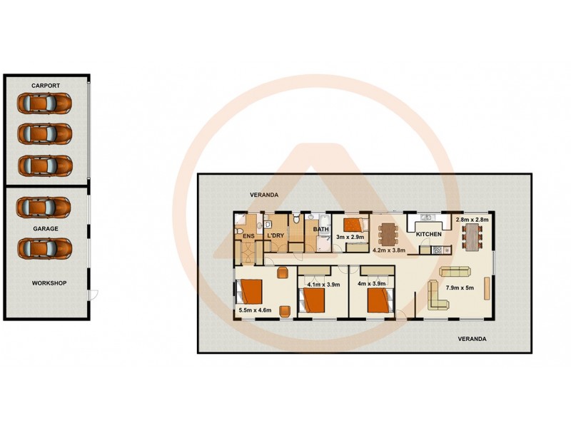 72 Thallon Road, Hatton Vale QLD 4341 Floorplan