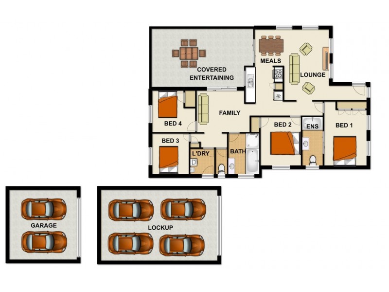 43 ARBOUR WAY, Regents Park QLD 4118 Floorplan