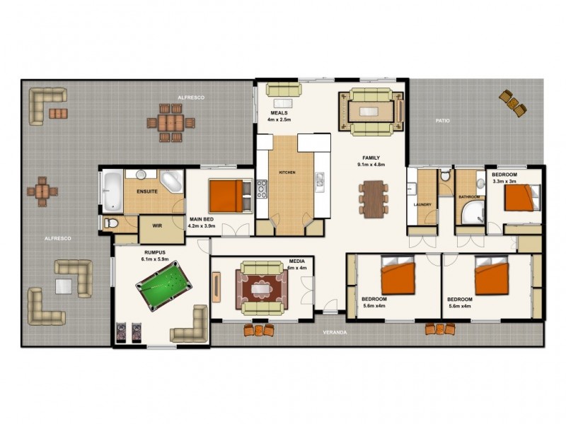 21 Summerhill Place, Woodhill QLD 4285 Floorplan