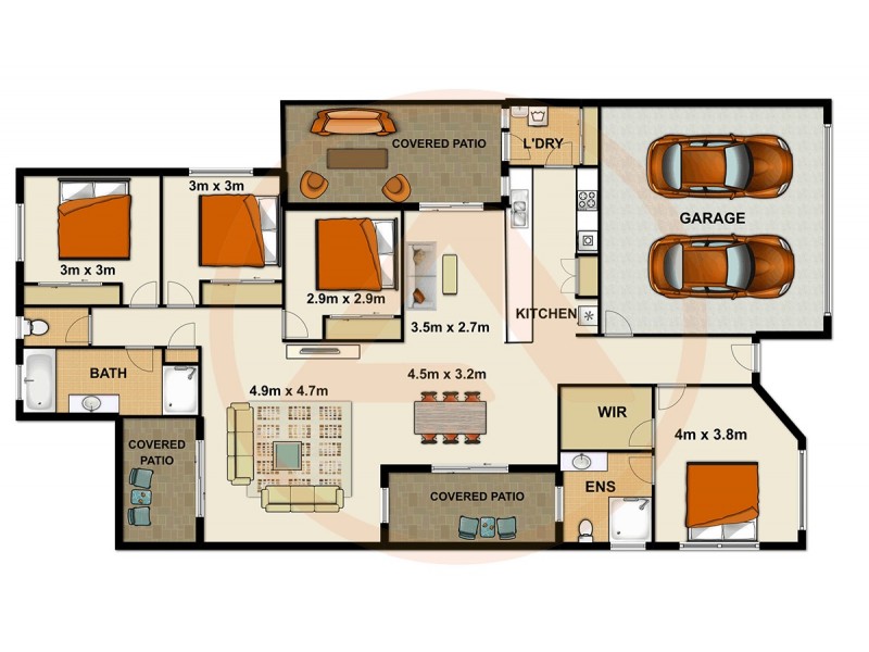 7 Cleland Court, Parkinson QLD 4115 Floorplan