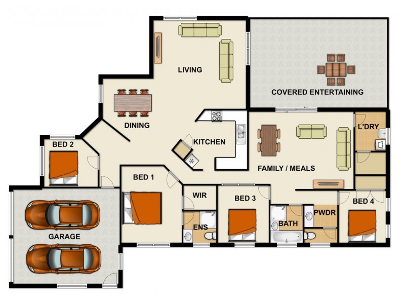 43 Tinaroo St, Durack QLD 4077 Floorplan