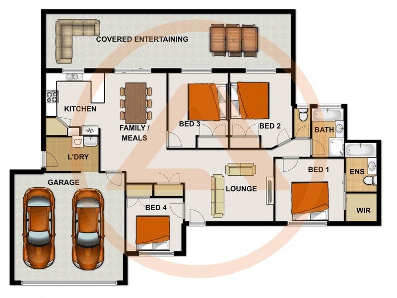 1 Regal Drive, Regents Park QLD 4118 Floorplan