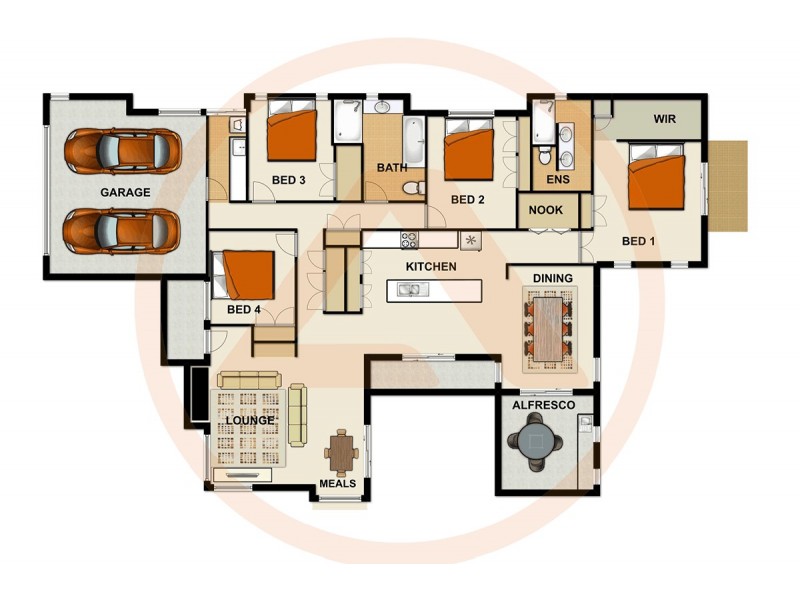 16 Brush Box Place, Heathwood QLD 4110 Floorplan