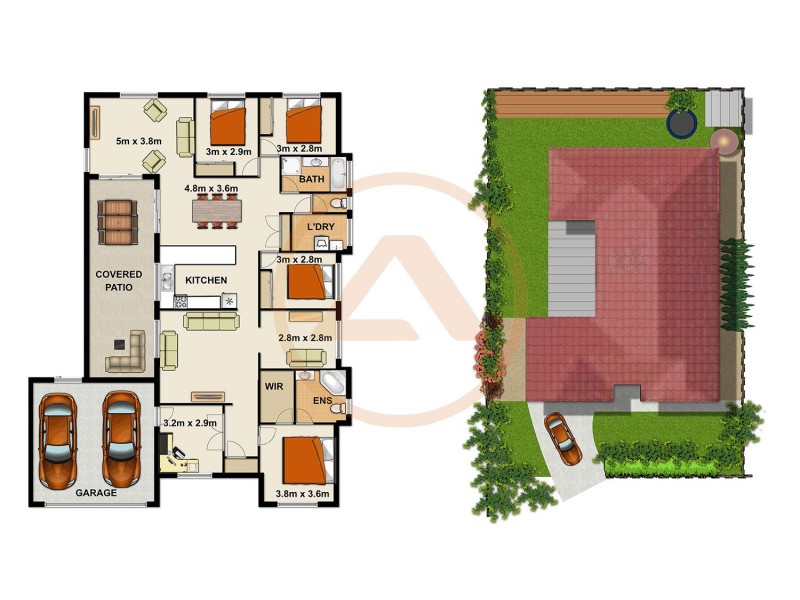 5 Montville Place, Forest Lake QLD 4078 Floorplan