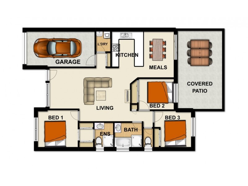 7-52 Freshwater Drive, Berrinba QLD 4117 Floorplan