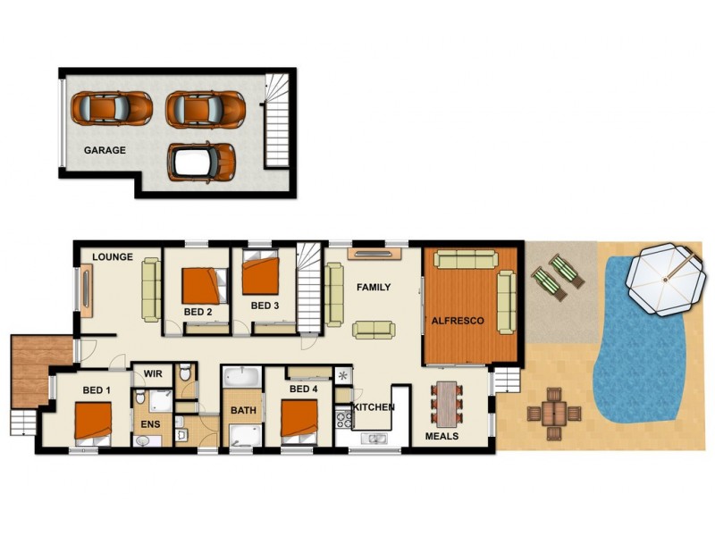 5 Iowa Place, Springfield QLD 4300 Floorplan