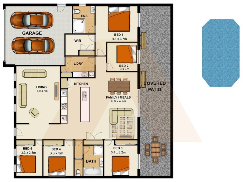 13-15 Red Ash Court, Flagstone QLD 4280 Floorplan