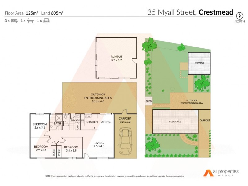 35 Myall Street, Crestmead QLD 4132 Floorplan