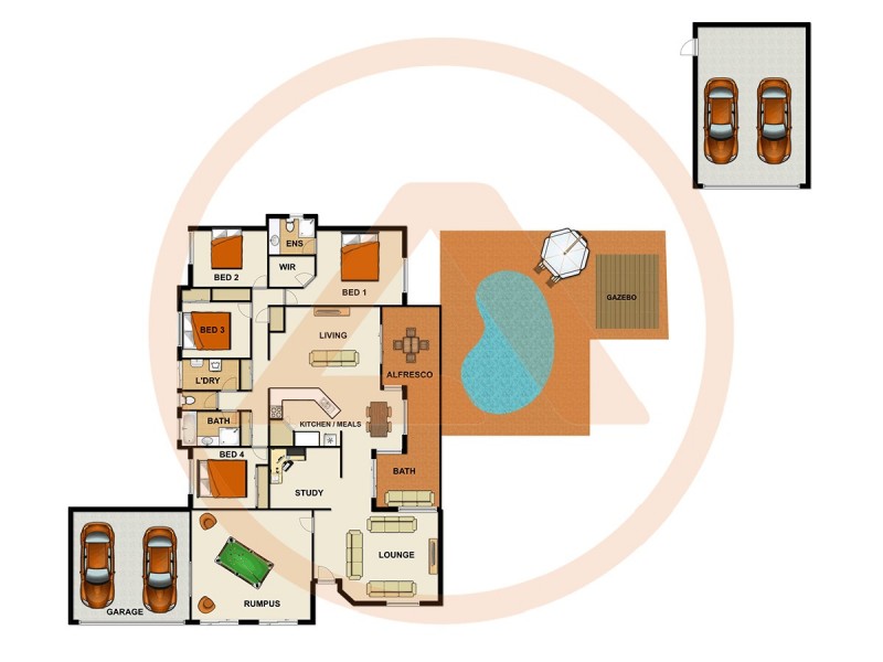 57 Palmerston Court, Munruben QLD 4125 Floorplan