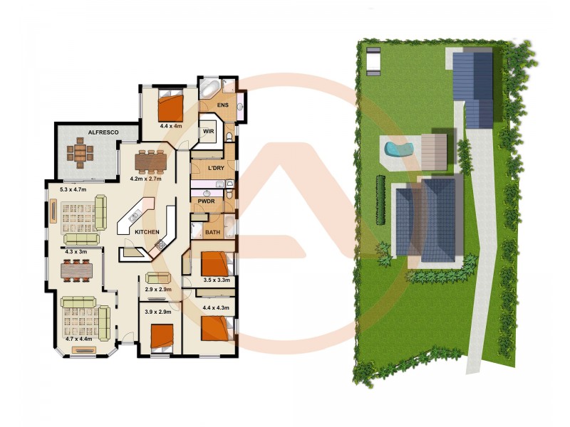 11-13 Cockatiel Court, Greenbank QLD 4124 Floorplan