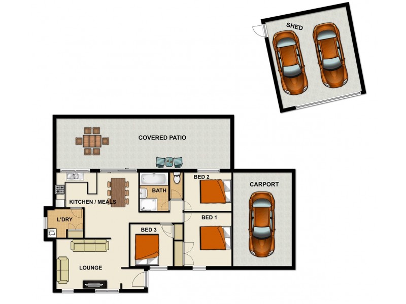 42 REGENCY DRIVE, Regents Park QLD 4118 Floorplan