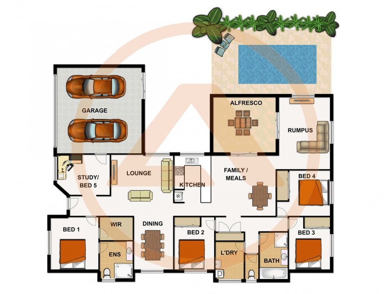 53 Paperbark Crescent, Heathwood QLD 4110 Floorplan