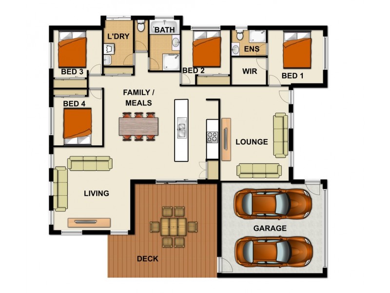 172 Alawoona St, Redbank Plains QLD 4301 Floorplan