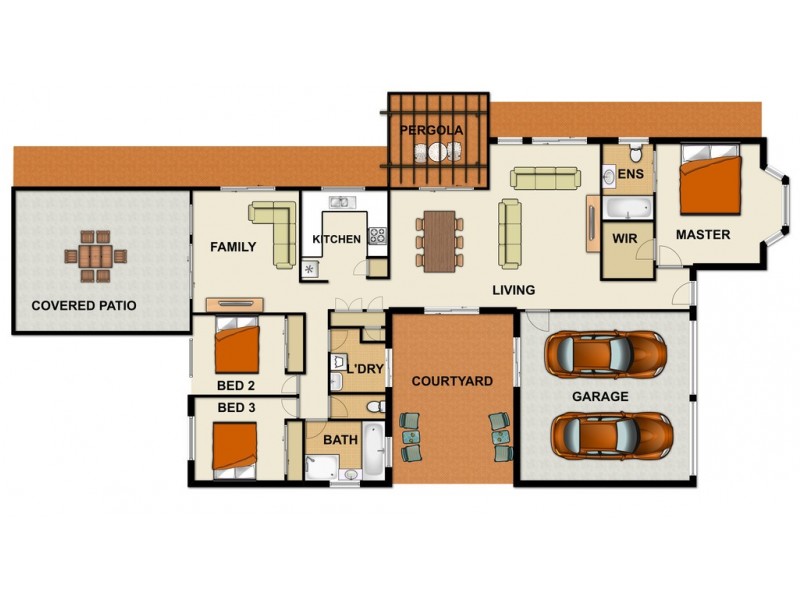 3 Bribie Place, Forest Lake QLD 4078 Floorplan