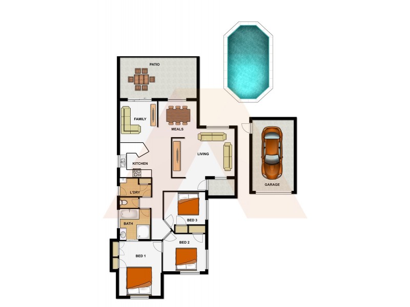 8 Shelford Court, Boronia Heights QLD 4124 Floorplan