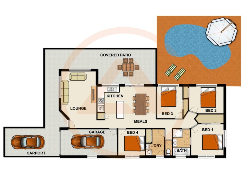 1 McIntyre Street, Hillcrest QLD 4118 Floorplan