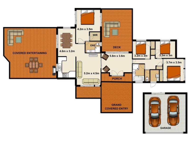 43 Sugar Gum Ct, Jimboomba QLD 4280 Floorplan