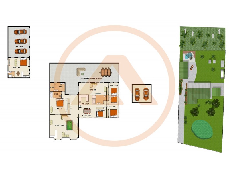 45 Daniel Ct, Greenbank QLD 4124 Floorplan