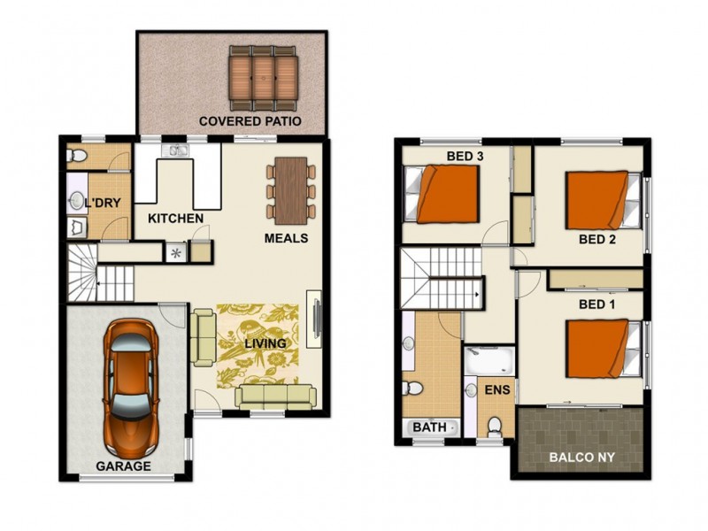 36/73-81 Demeio Road, Marsden QLD 4132 Floorplan
