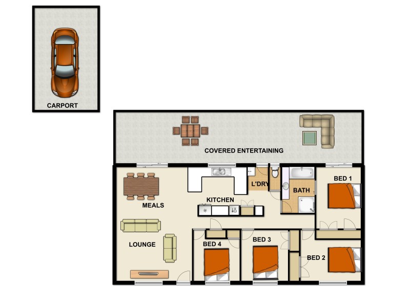 12 Hume Court, Boronia Heights QLD 4124 Floorplan