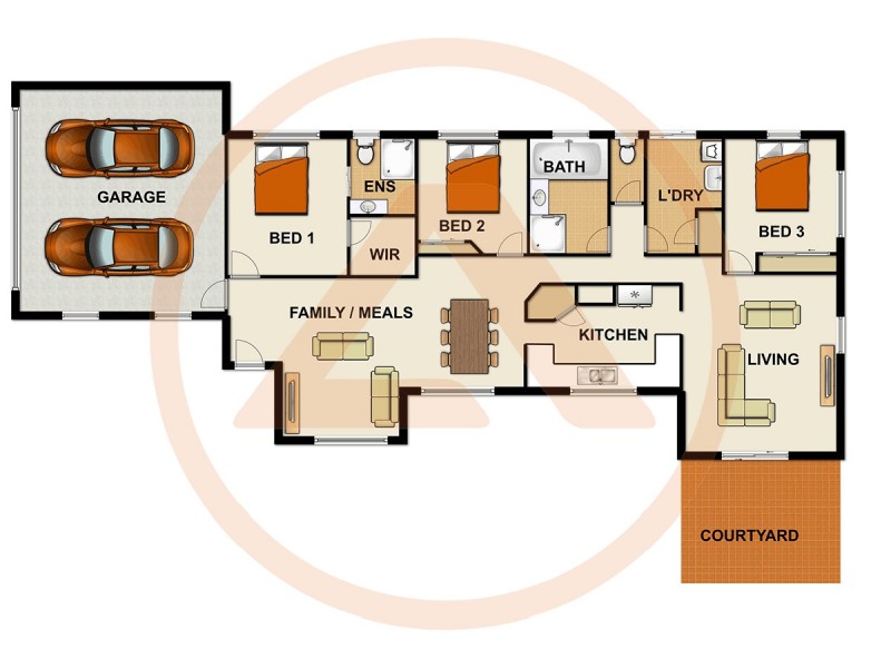 16 Robusta Place, Forest Lake QLD 4078 Floorplan