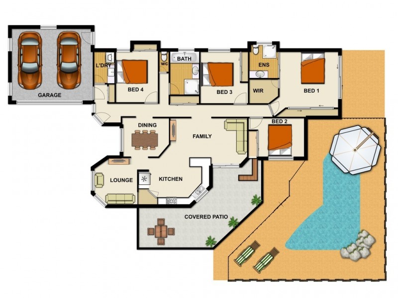 15 Crozier Cres, Meadowbrook QLD 4131 Floorplan