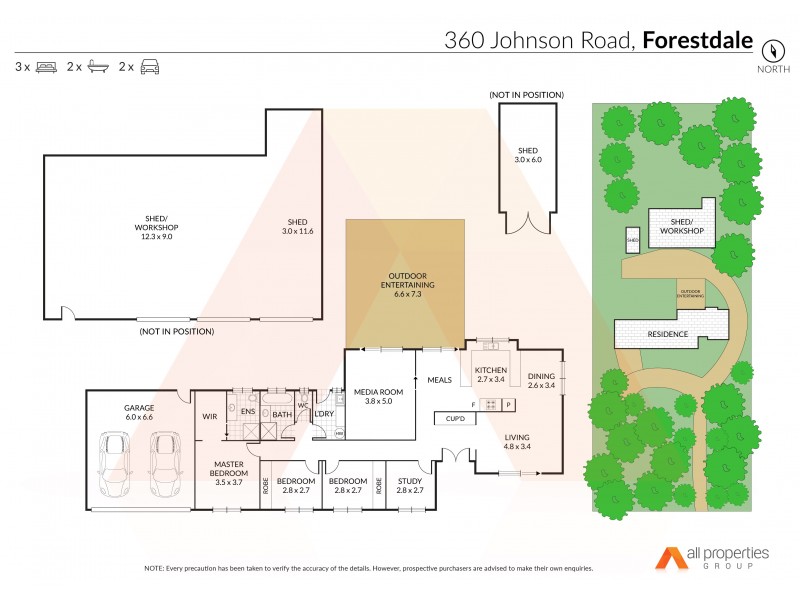 360 Johnson Rd, Forestdale QLD 4118 Floorplan