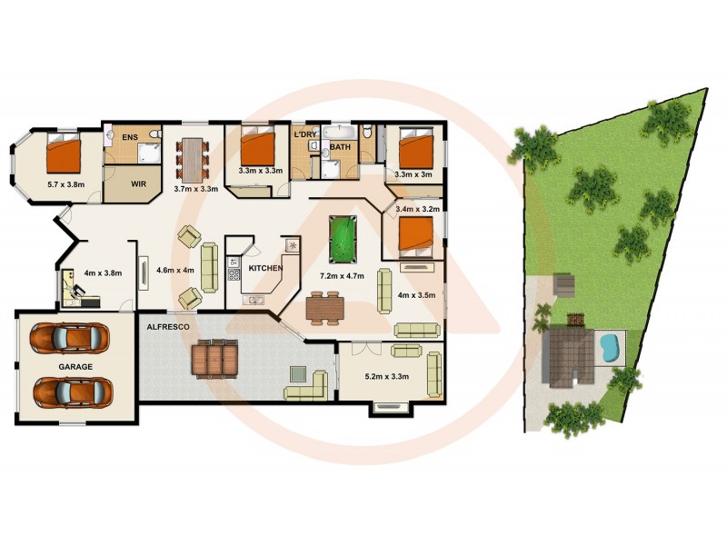 9 Apollo Crt, Cedar Vale QLD 4285 Floorplan