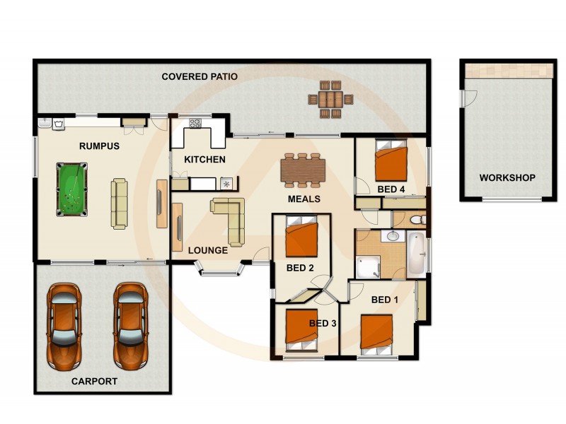 84 SOLANDRA CIRCUIT, Regents Park QLD 4118 Floorplan