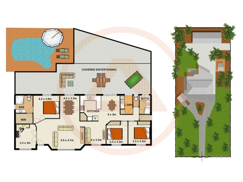 54 Carter Rd, Munruben QLD 4125 Floorplan