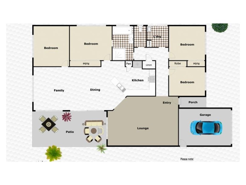 3 TANNADICE CT, Regents Park QLD 4118 Floorplan