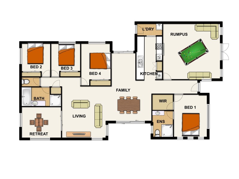21 Aquatic Street, Berrinba QLD 4117 Floorplan