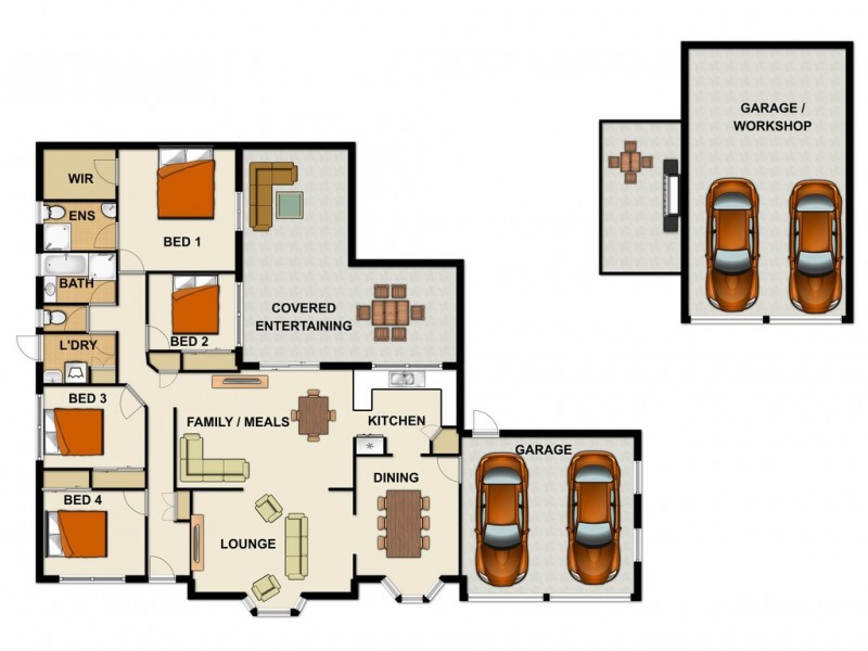53 Merluna Road, Park Ridge South QLD 4125 Floorplan