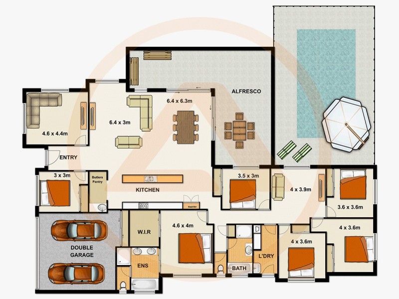 2 – 12 Canterbury Drive, Mundoolun QLD 4285 Floorplan
