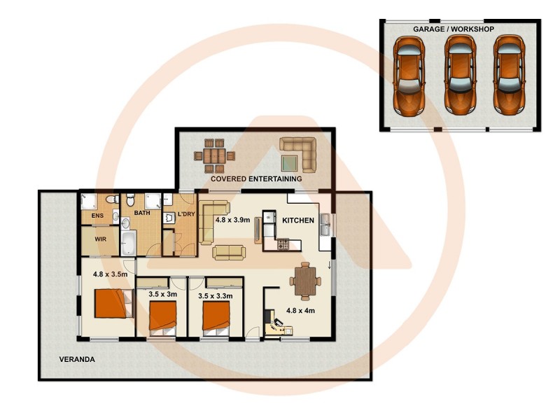 35 Bushman Dr, Jimboomba QLD 4280 Floorplan