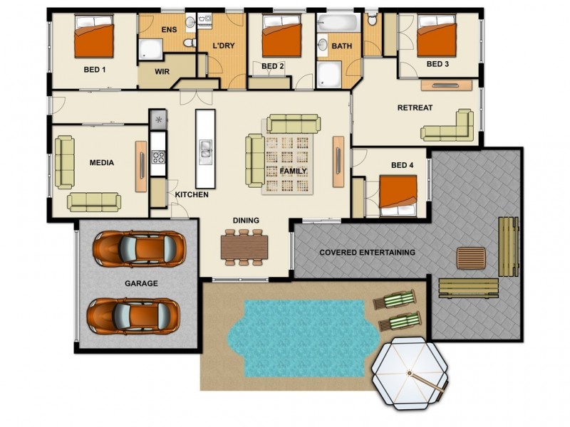 55 Dampier Cres, Drewvale QLD 4116 Floorplan