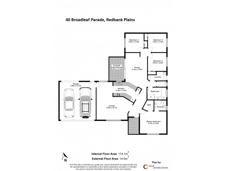 40 Broadleaf Parade, Redbank QLD 4301 Floorplan
