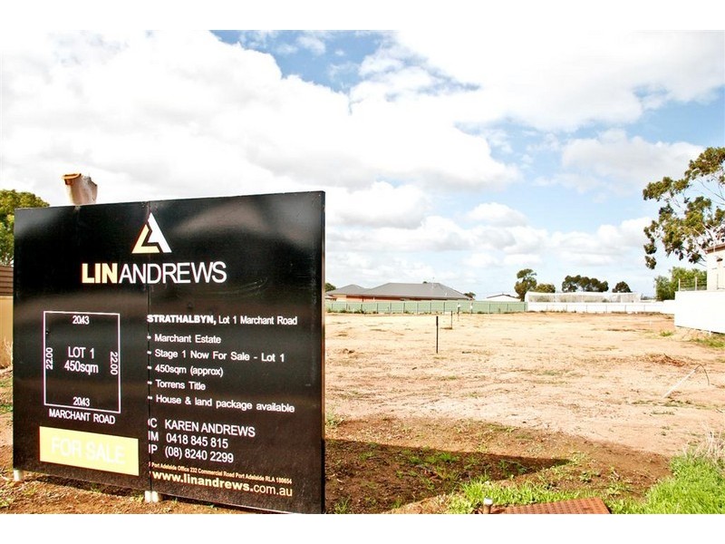 Lot 1 – 25 Marchant Road, Strathalbyn SA 5255