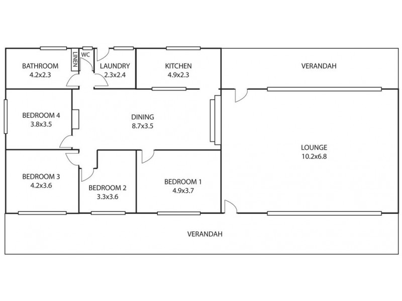 13 Railway Terrace, Renmark SA 5341 Floorplan