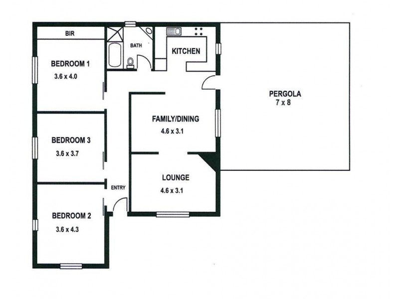 18 Third Street, Loxton SA 5333 Floorplan