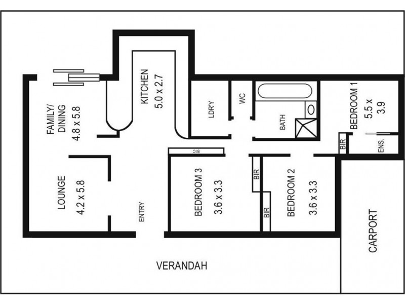 2 Arndt St, Berri SA 5343 Floorplan
