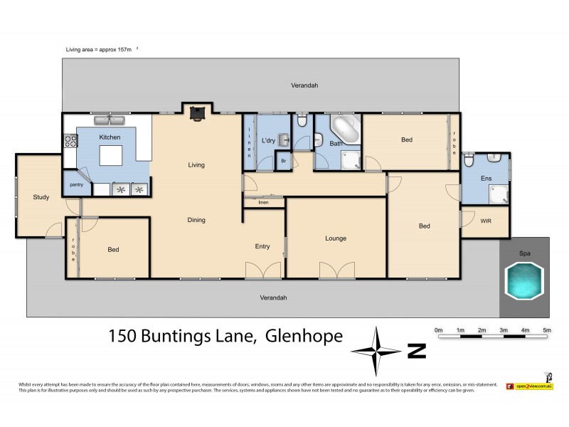 150 Buntings Lane, Glenhope VIC 3444 Floorplan