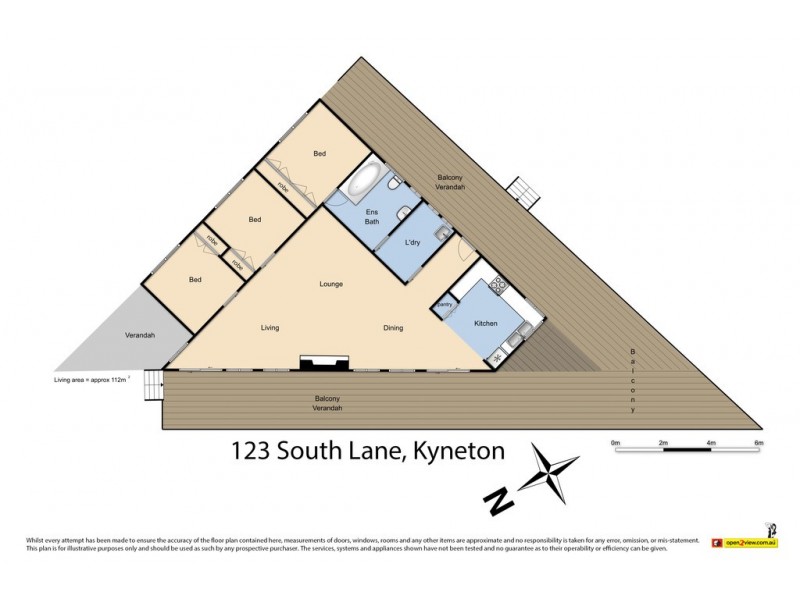 123 South Lane, Kyneton VIC 3444 Floorplan
