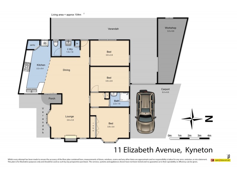 11 Elizabeth Avenue, Kyneton VIC 3444 Floorplan