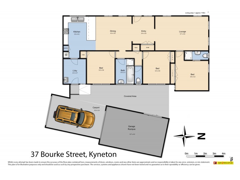37 Bourke Street, Kyneton VIC 3444 Floorplan