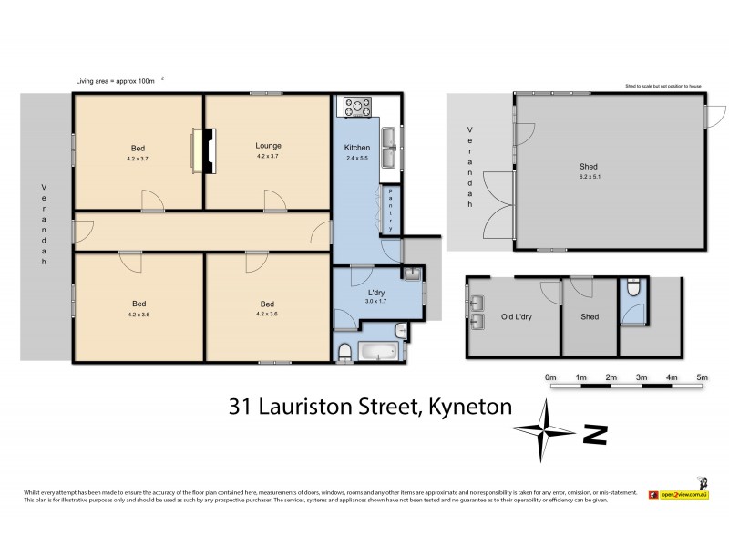 31 Lauriston Street, Kyneton VIC 3444 Floorplan