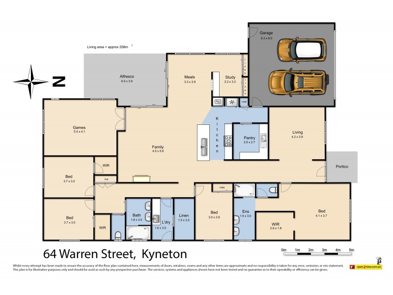 64 Warren Street, Kyneton VIC 3444 Floorplan