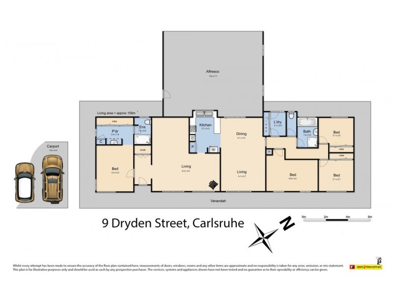 9 Dryden Street, Carlsruhe VIC 3442 Floorplan